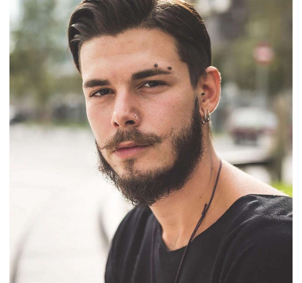 Taffstyle Piercing-Set Snake Eyes Piercing Curved Barbell Chirurgenstahl Zungenpiercing (Zungenpiercing Snake Eye mit Kugeln glänzend hautfreundlich Chirurgenst – Bild 3 von 4