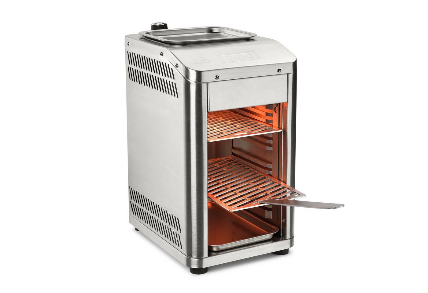 TAINO Gasgrill, Oberhitzegrill, bis 800°C, Grillrost aus Edelstahl, mit Auffangschale – Bild 3 von 5