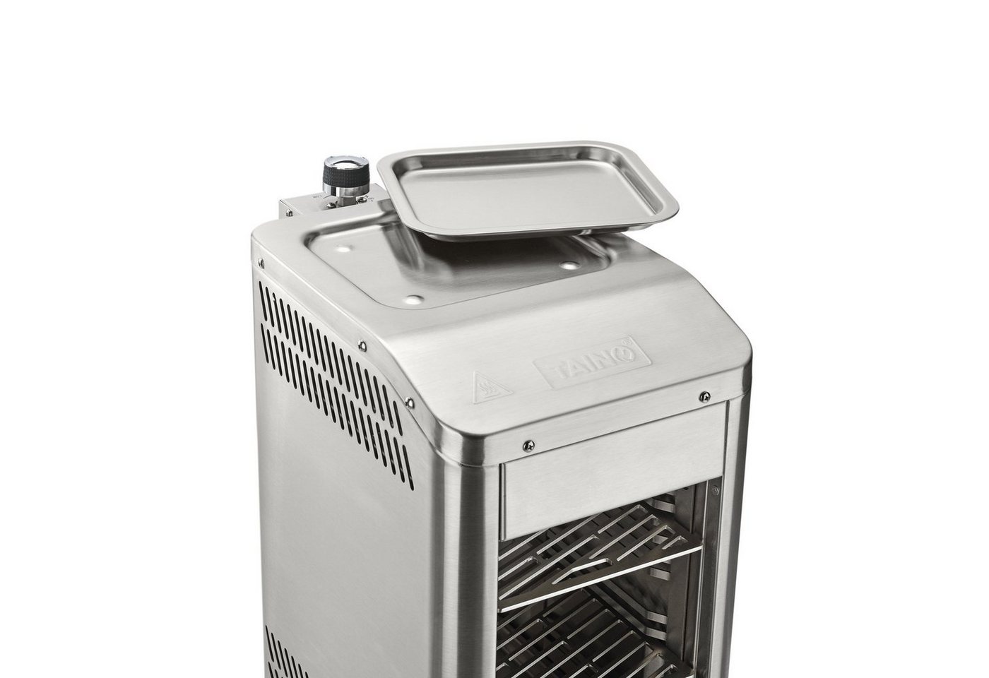 TAINO Gasgrill, Oberhitzegrill, bis 800°C, Grillrost aus Edelstahl, mit Auffangschale – Bild 5 von 5
