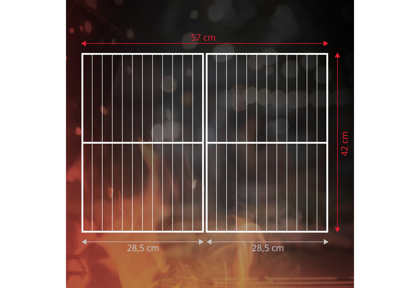 TAINO Holzkohlegrill, HERO XL, Grillwagen, integriertes Thermometer, klappbare Seitentische – Bild 3 von 5