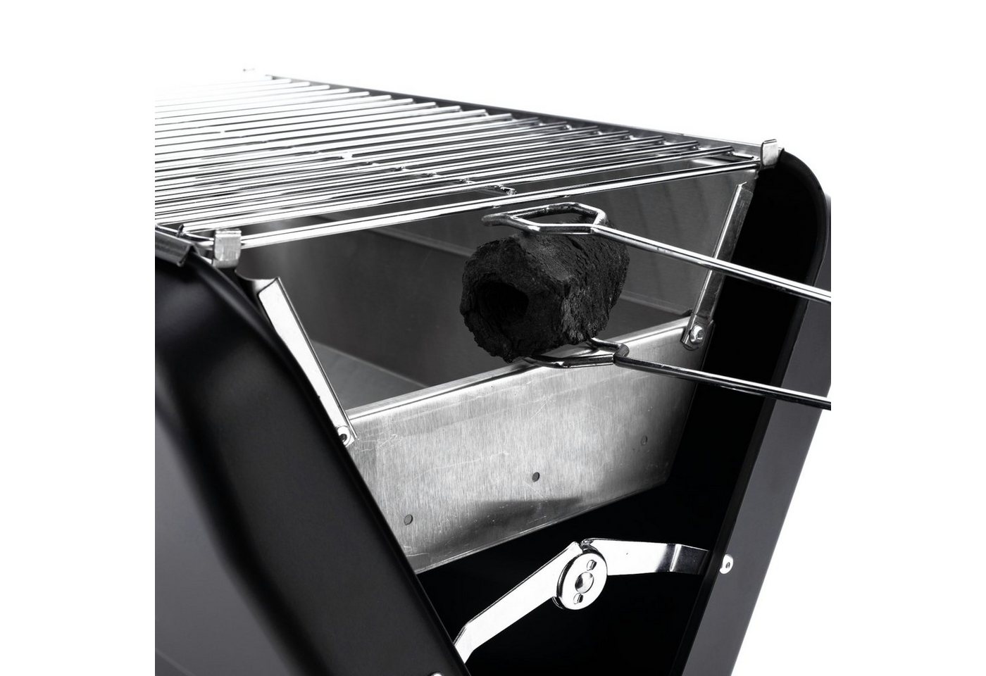 TAINO Holzkohlegrill MOX, Holzkohlegrill, zu Koffer zusammenklappbar, tragbar – Bild 3 von 5