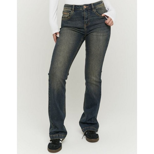 Tally Weijl Bootcut-Jeans SPADEBOOTY Baumwollmischung, Mid Waist