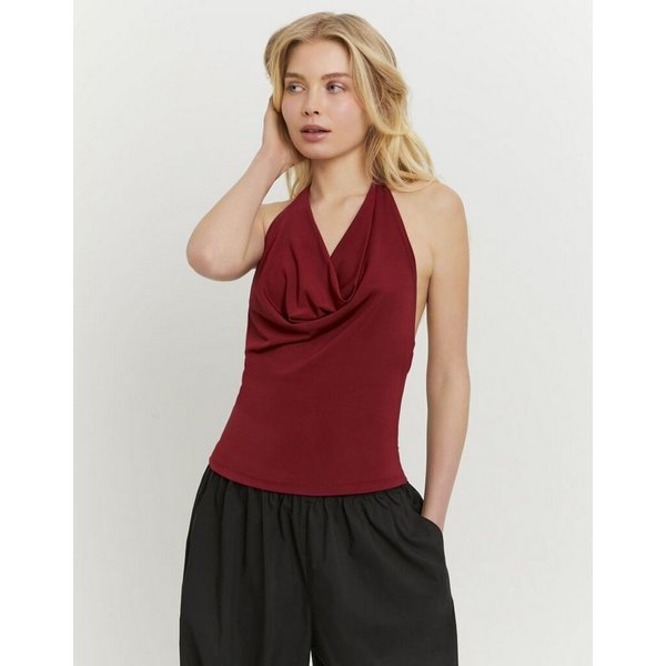 Tally Weijl Neckholdertop SSLPEBLOCK2 Neckholder-Top, figurbetont und kurz geschnitten
