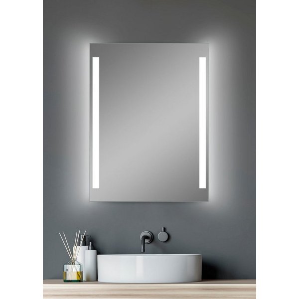 Talos Badspiegel (1-St), 80x60 cm - Spiegel mit Beleuchtung