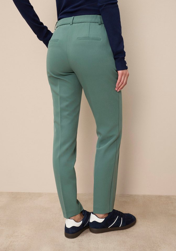Tamaris Anzughose mit schlanker Passform mit elastischem Bund in Trendfarben - mit passendem Blazer – Bild 2 von 5