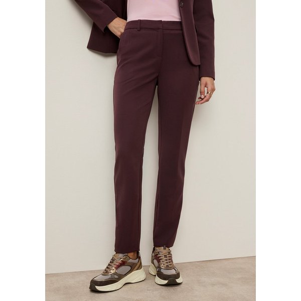 Tamaris Anzughose mit schlanker Passform mit elastischem Bund in Trendfarben - mit passendem Blazer