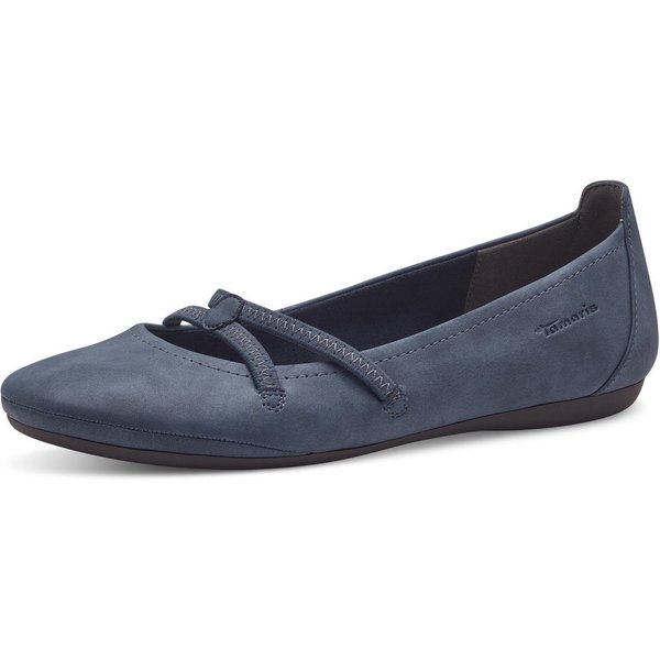 Tamaris Ballerina Flats, Festtagsmode, Slipper mit Gummizugriemchen