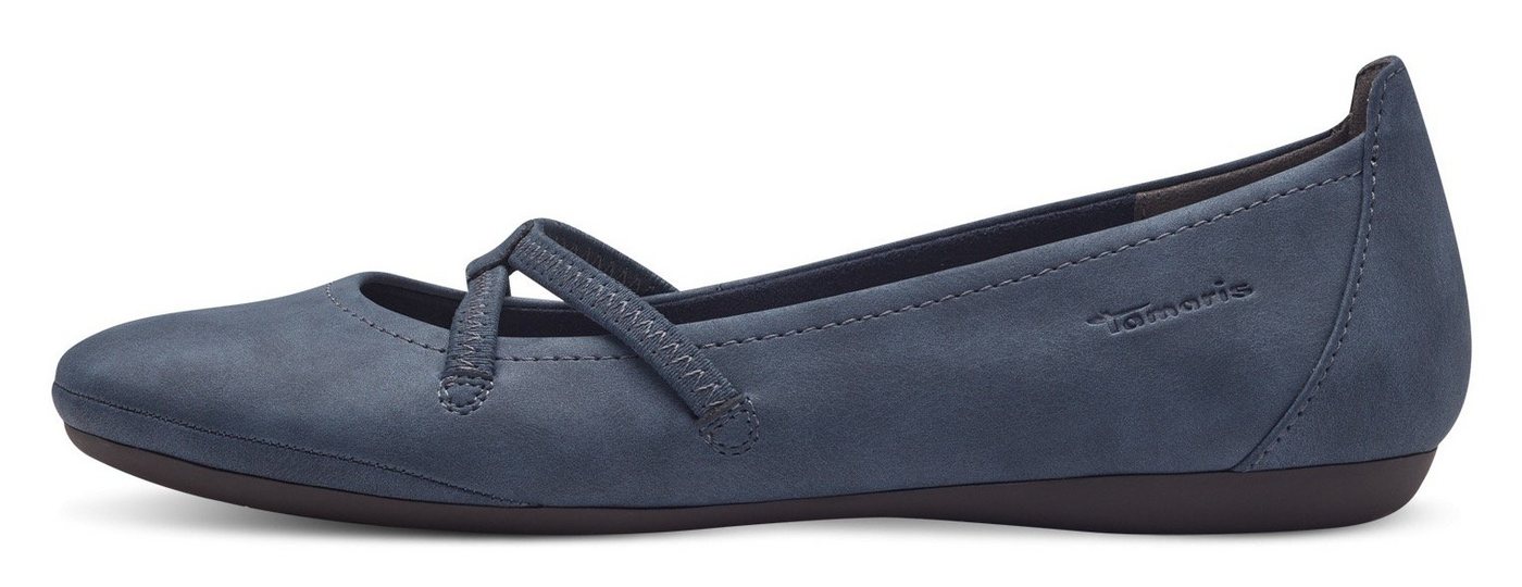 Tamaris Ballerina Flats, Festtagsmode, Slipper mit Gummizugriemchen – Bild 3 von 5