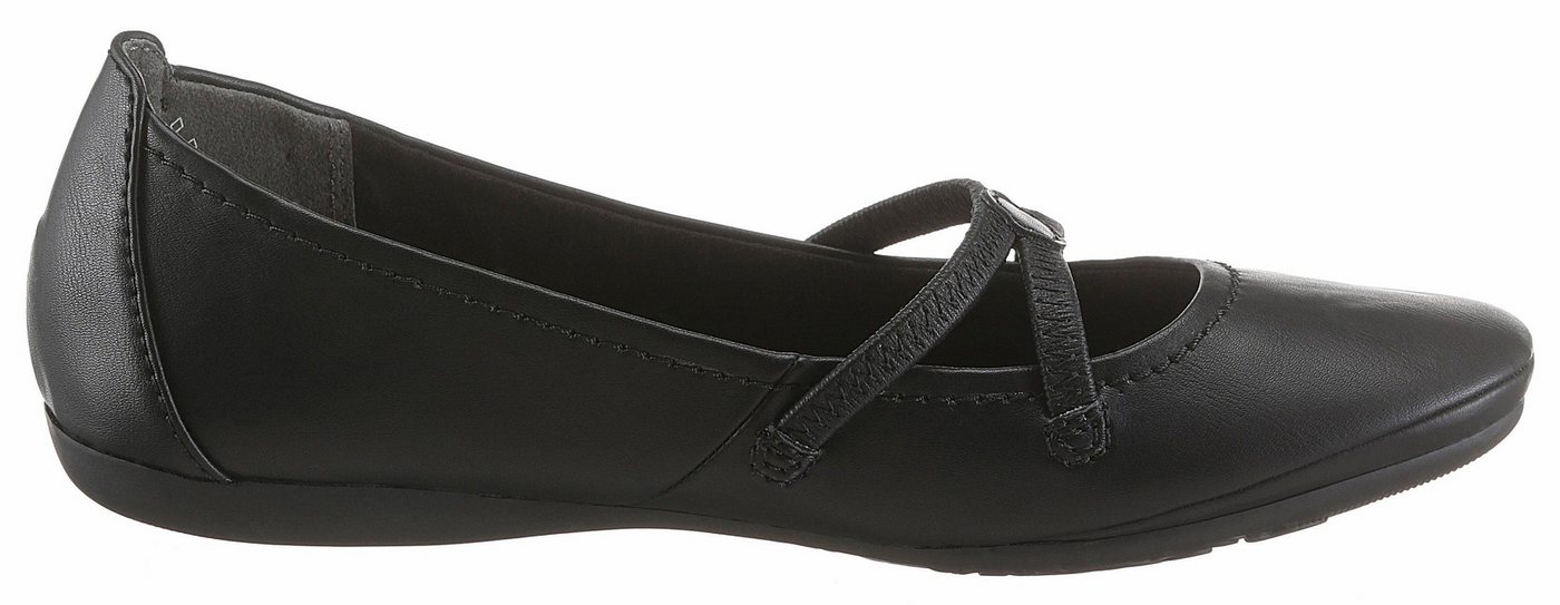 Tamaris Ballerina Flats, Festtagsmode, Slipper mit Gummizugriemchen – Bild 5 von 5
