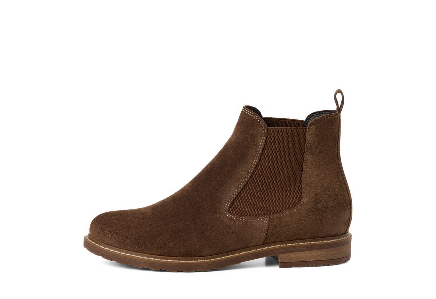 Tamaris Chelseaboots Blockabsatz, Stiefelette mit Anziehlasche, schmale Form – Bild 3 von 5