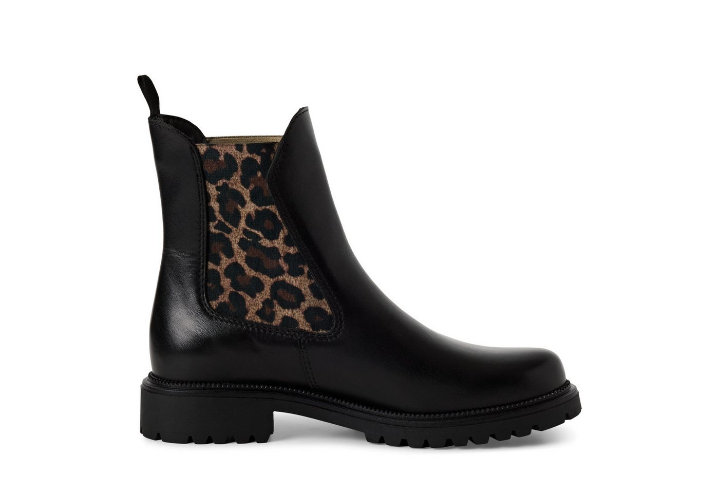 Tamaris Chelseaboots Blockabsatz, Schlupfboots mit beidseitigen Stretcheinsätzen – Bild 4 von 5
