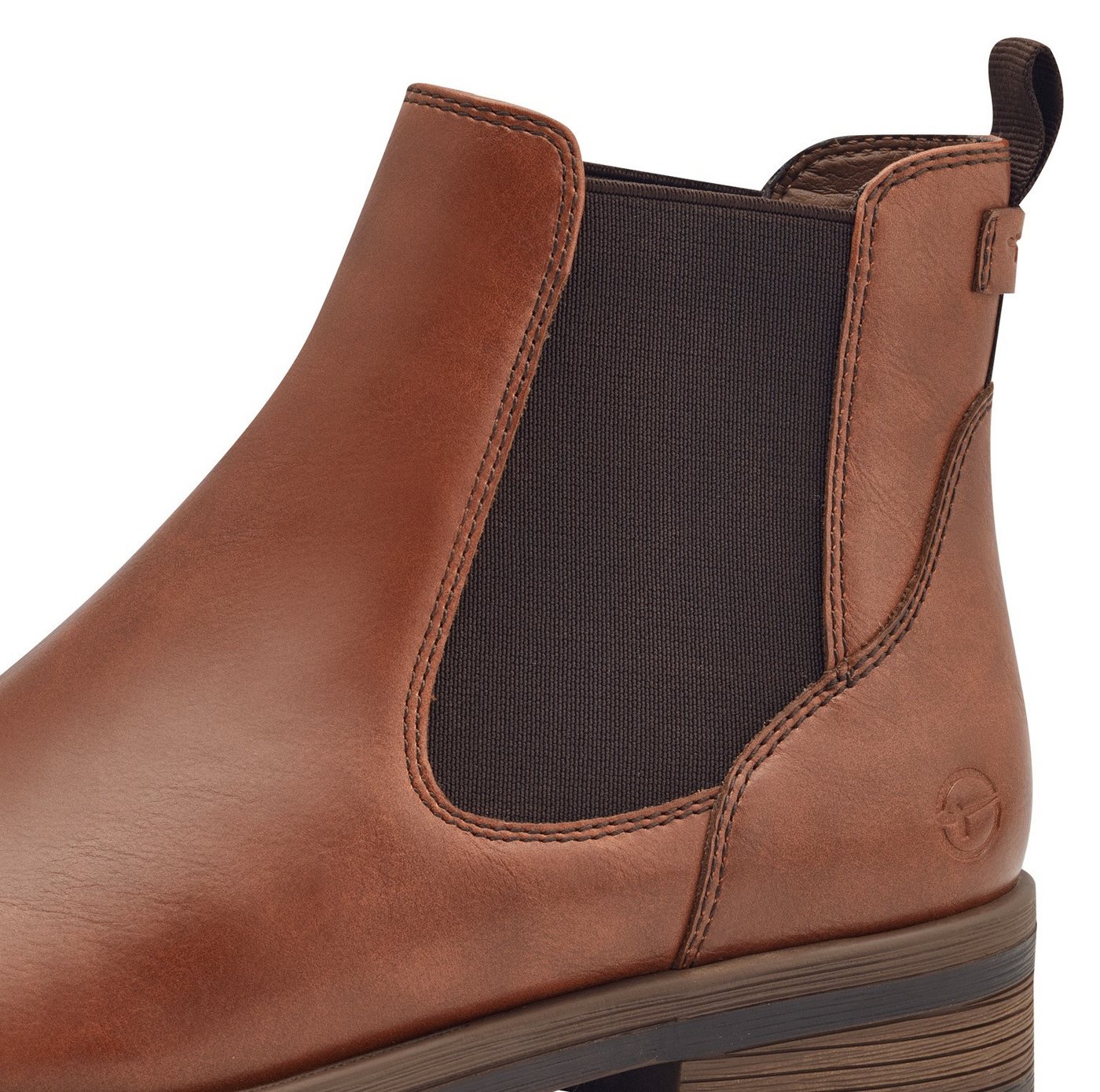 Tamaris Chelseaboots Stiefelette, Businessschuh mit beidseitigem Stretcheinsatz – Bild 3 von 5