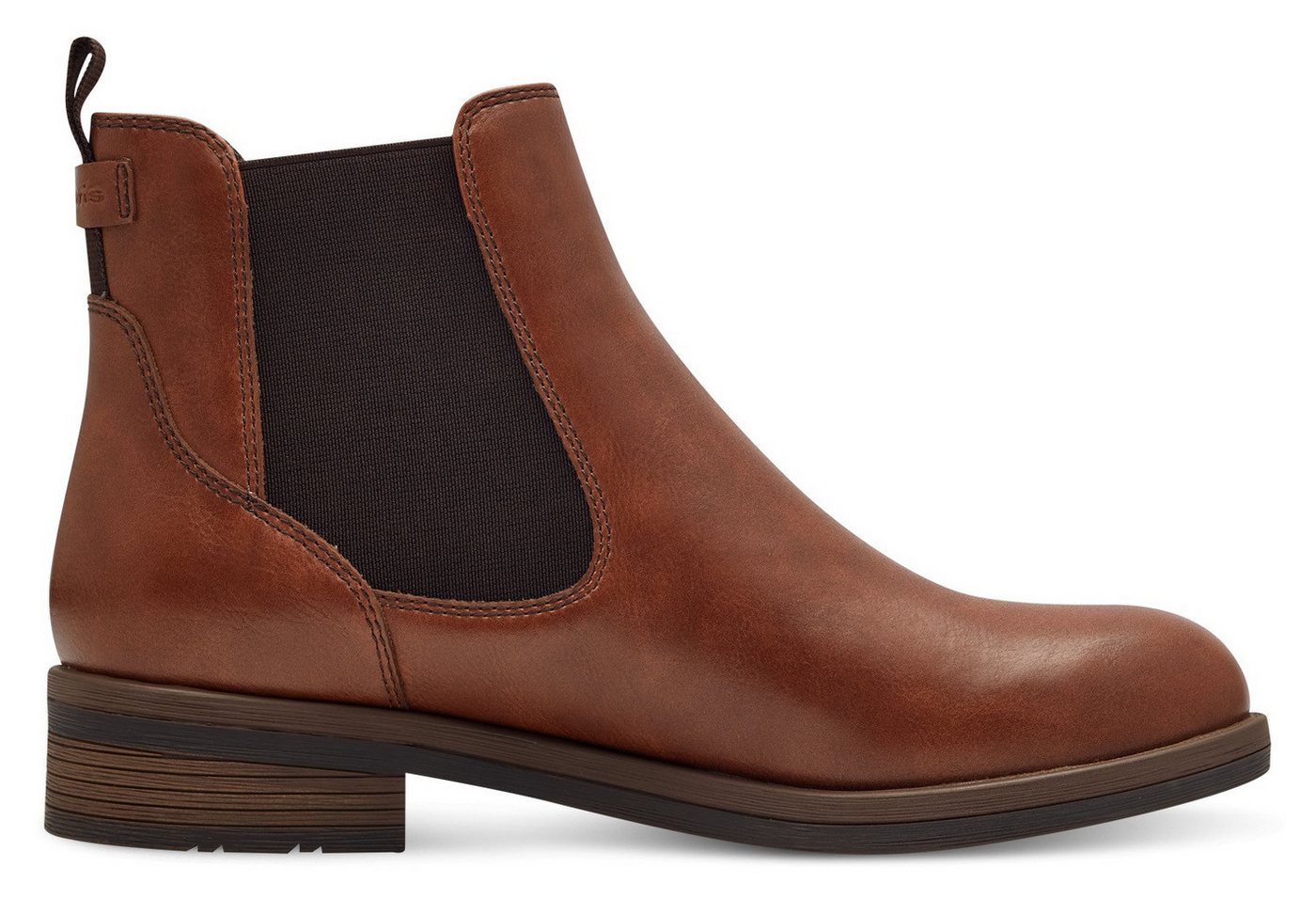 Tamaris Chelseaboots Stiefelette, Businessschuh mit beidseitigem Stretcheinsatz – Bild 5 von 5