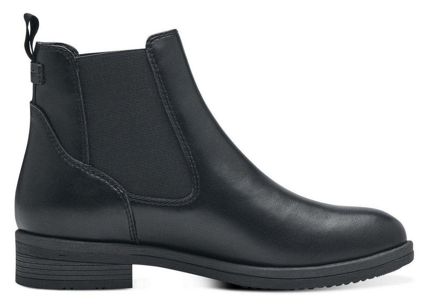Tamaris Chelseaboots Stiefelette, Businessschuh mit beidseitigem Stretcheinsatz – Bild 3 von 5