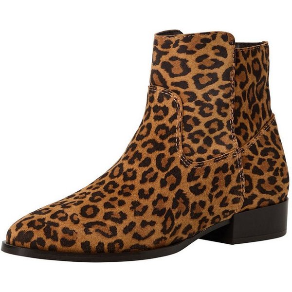 Tamaris COMFORT-Lining, TOUCH-IT aus Leder Blockabsatz Stiefelette COMFORT-Lining