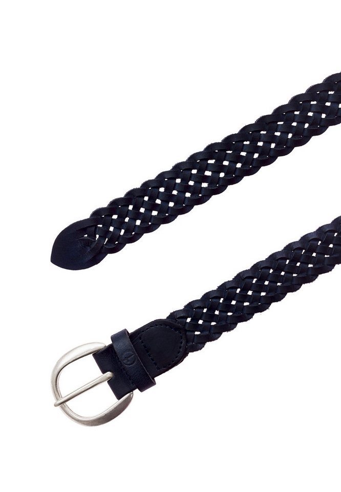 Tamaris Flechtgürtel "Dana Silver" mit individueller Längenverstellung, aus Rindsleder, 3 cm breit – Bild 3 von 5
