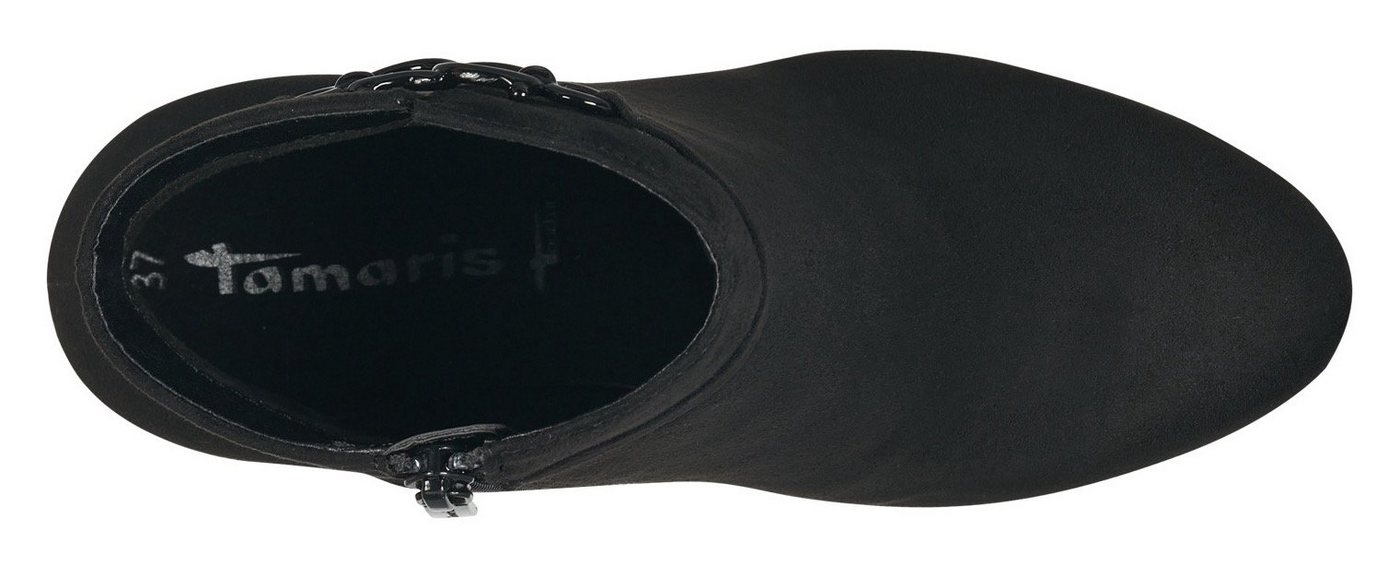 Tamaris High-Heel-Stiefelette Businessschuh, High-Heel-Stiefelette mit dezenter Verzierung – Bild 5 von 5