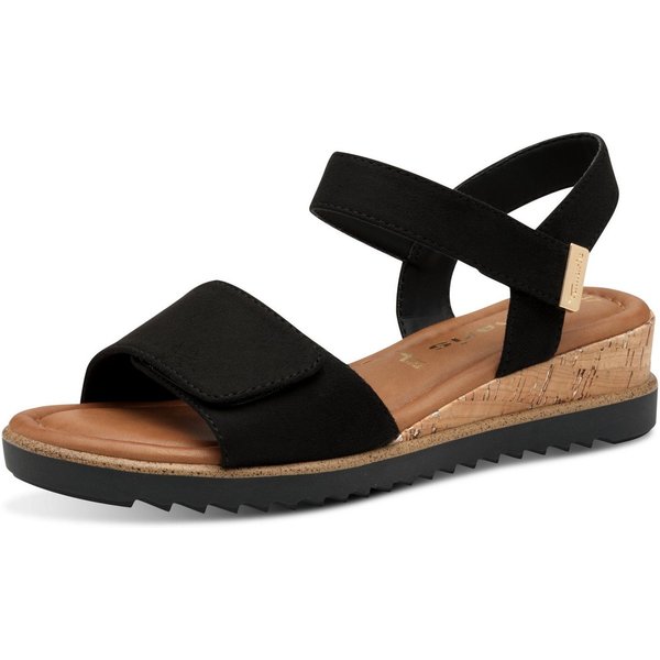 Tamaris Keilsandalette, Riemchensandale, Sommerschuh in veganer Verarbeitung