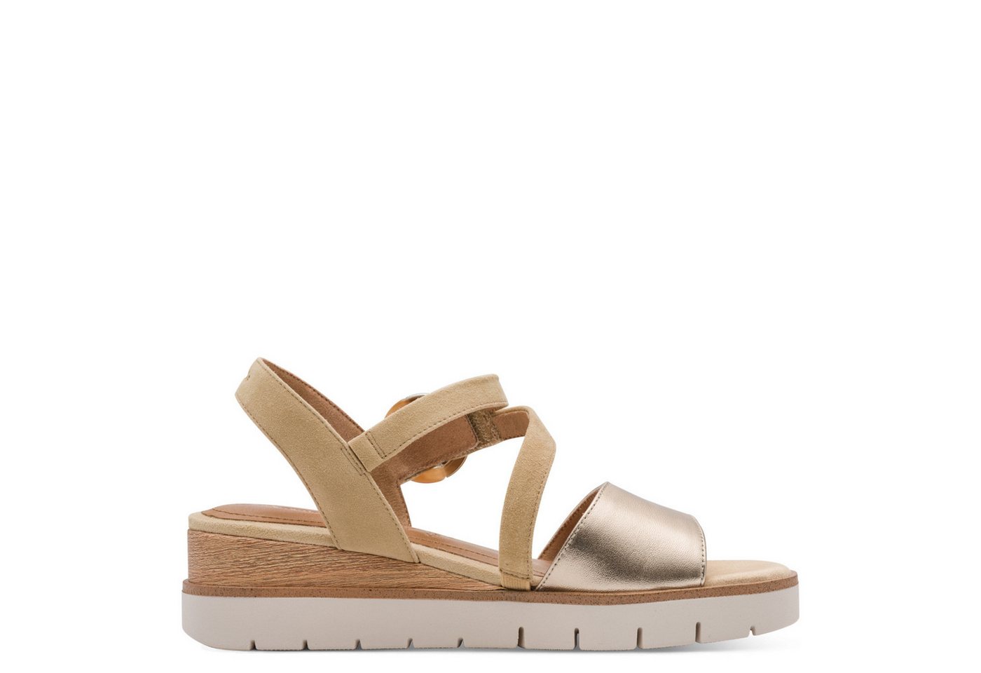 Tamaris Keilsandalette, Plateau, Riemchensandale, Sommerschuh mit verstellbarer Schnalle – Bild 3 von 5