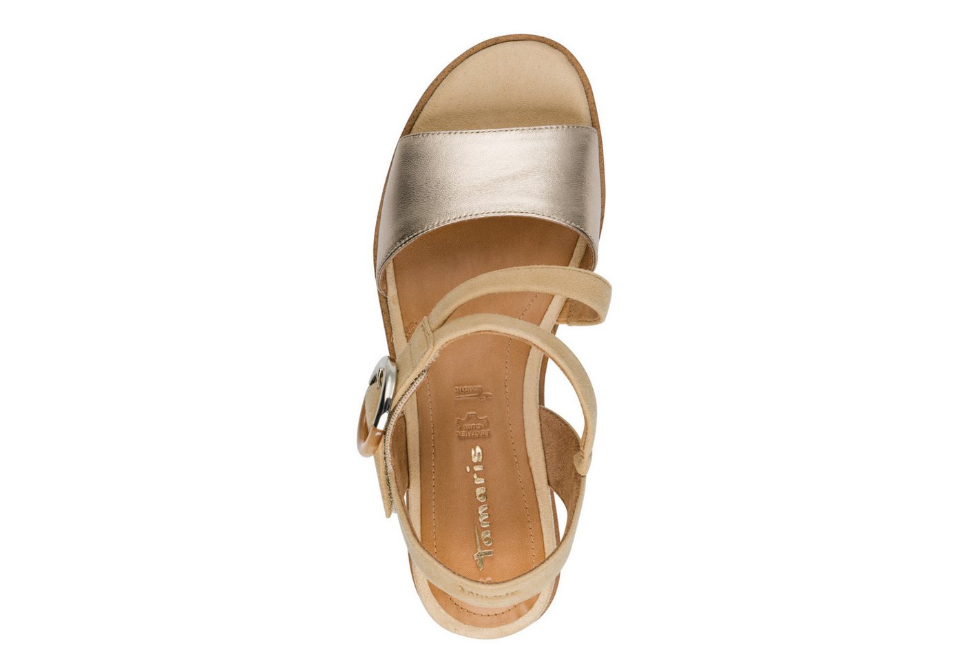 Tamaris Keilsandalette, Plateau, Riemchensandale, Sommerschuh mit verstellbarer Schnalle – Bild 5 von 5