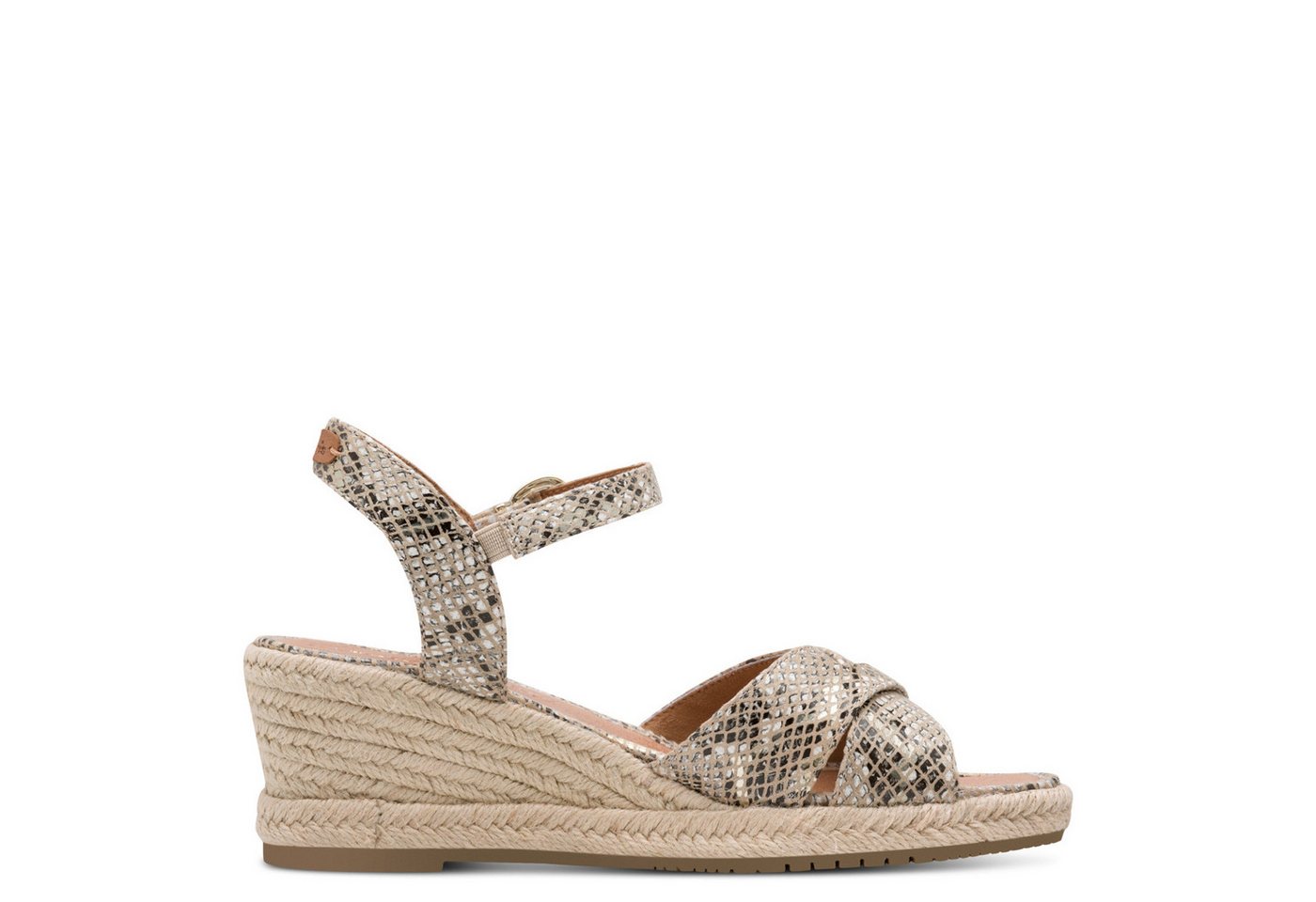 Tamaris Keilsandalette, Riemchensandale, Sommerschuh mit modischer Kreuzbandage – Bild 4 von 5