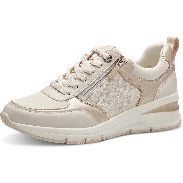 Tamaris Keilsneaker, Freizeitschuh, Halbschuh, Schnürschuh mit Außenreißverschluss