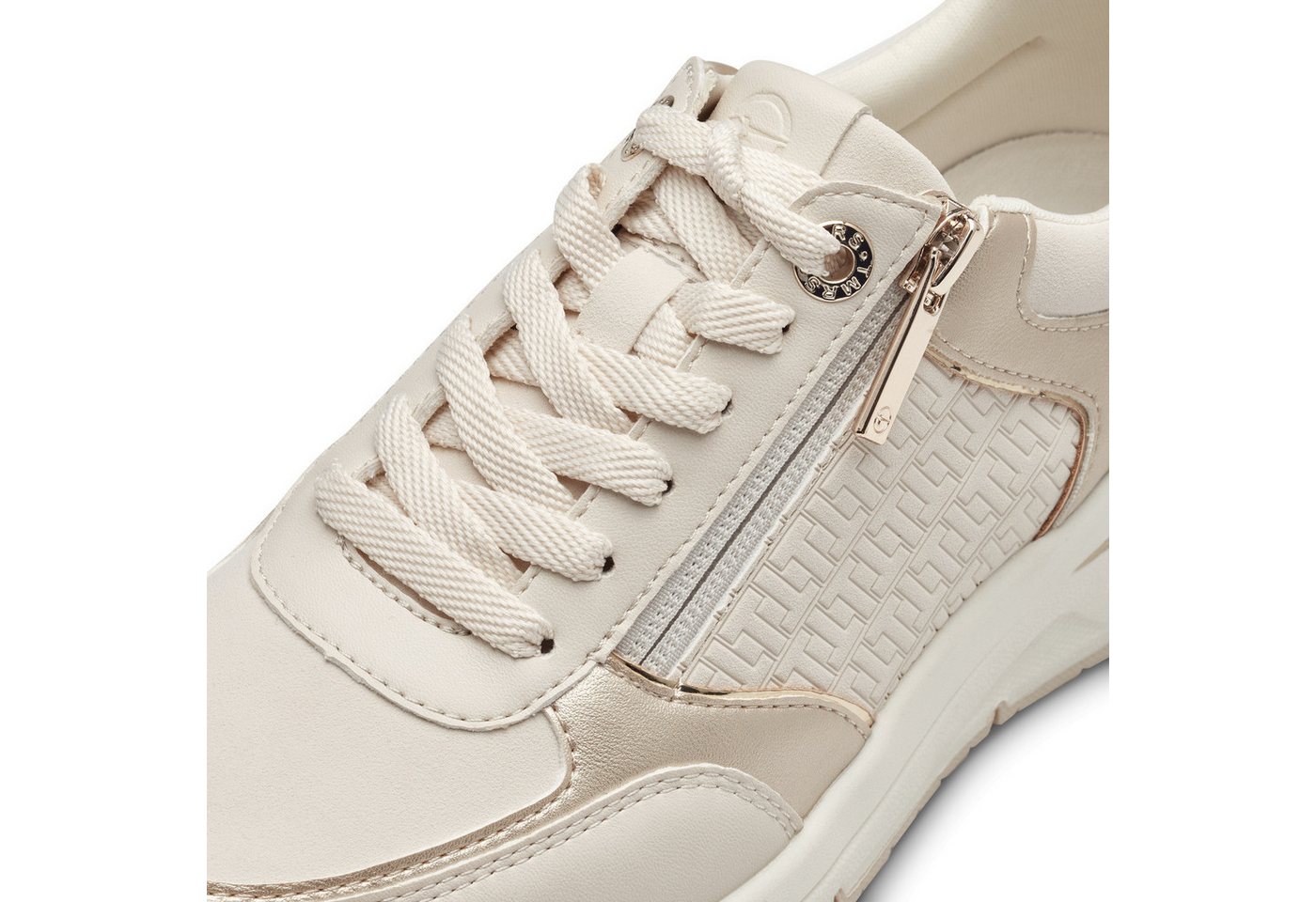 Tamaris Keilsneaker, Freizeitschuh, Halbschuh, Schnürschuh mit Außenreißverschluss – Bild 3 von 5