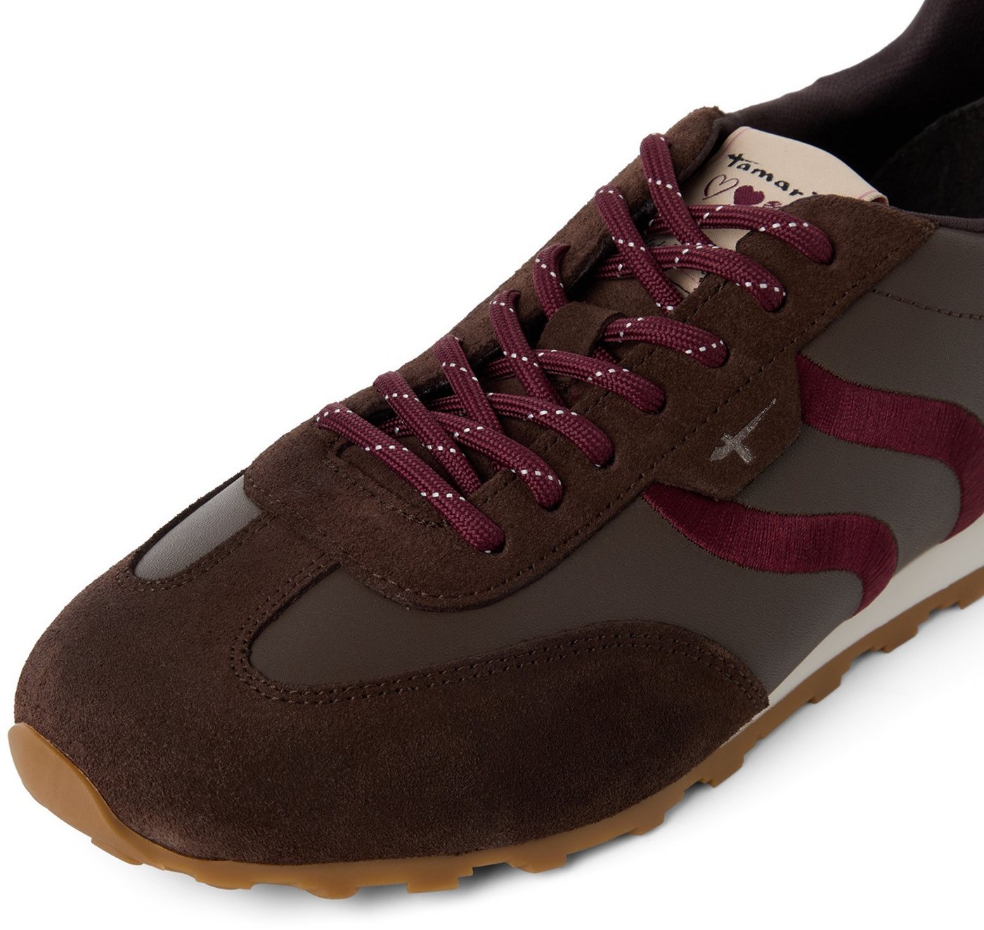 Tamaris Keilsneaker Freizeitschuh, Halbschuh, Schnürer im Retro-Look – Bild 4 von 5