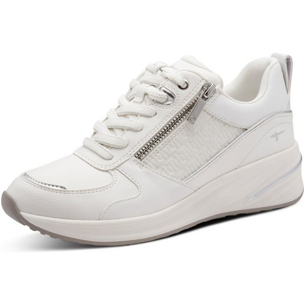 Tamaris Keilsneaker Halbschuh, Freizeitschuh mit Außenreißverschluss, schmale Form