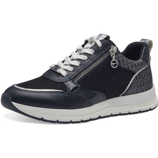 Tamaris Keilsneaker, Freizeitschuh, Halbschuh, in schmaler Form, vegane Verarbeitung