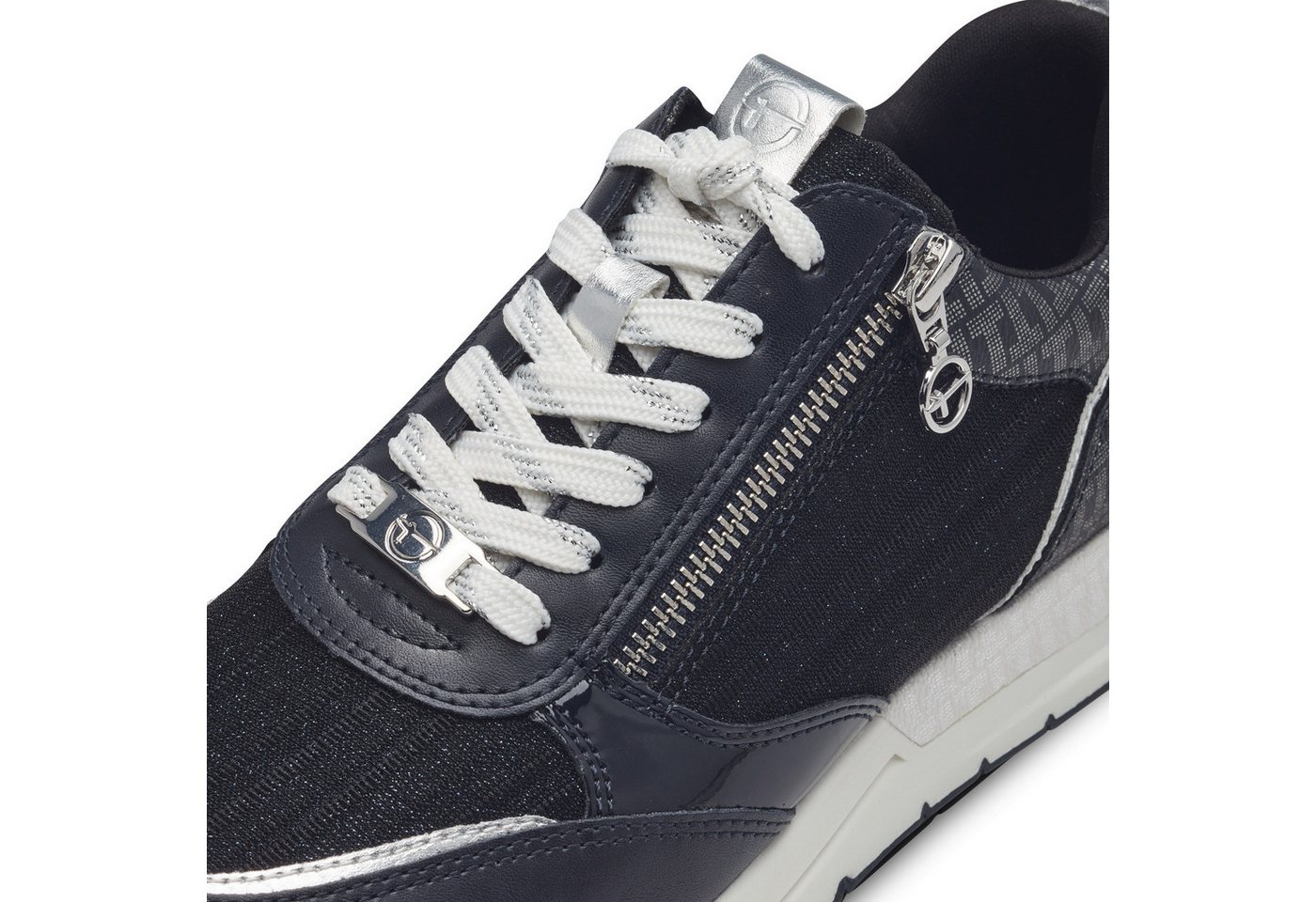 Tamaris Keilsneaker, Freizeitschuh, Halbschuh, in schmaler Form, vegane Verarbeitung – Bild 2 von 5