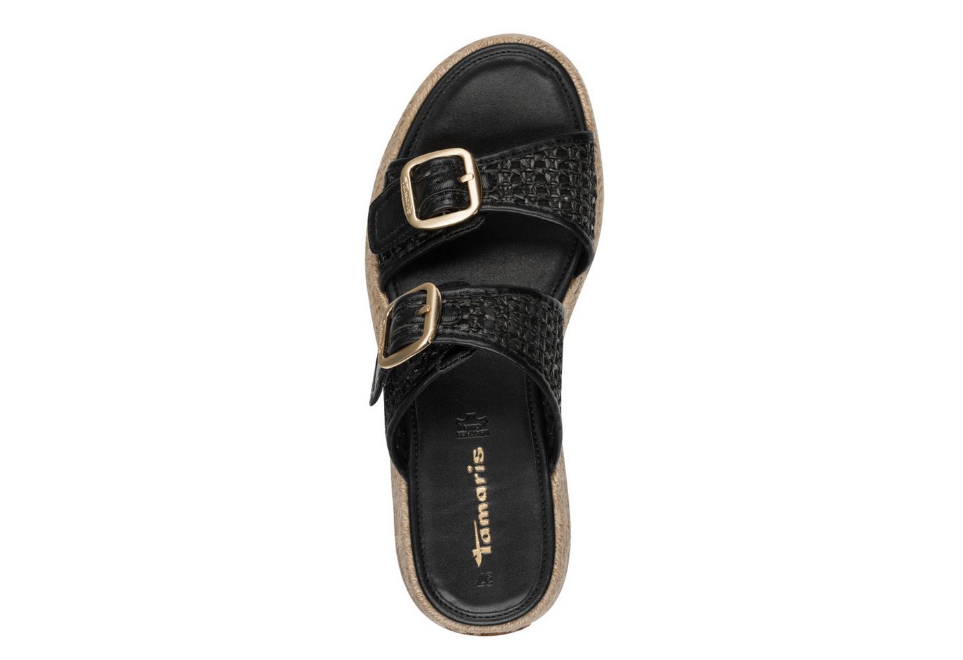 Tamaris Pantolette Plateau, Sommerschuh, Schlüpfschuh mit sommerlicher Lochung – Bild 5 von 5