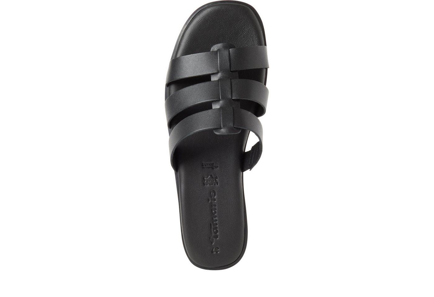 Tamaris Pantolette, Sommerschuh, Schupfschuh, Flats mit modischen Riemchen – Bild 5 von 5