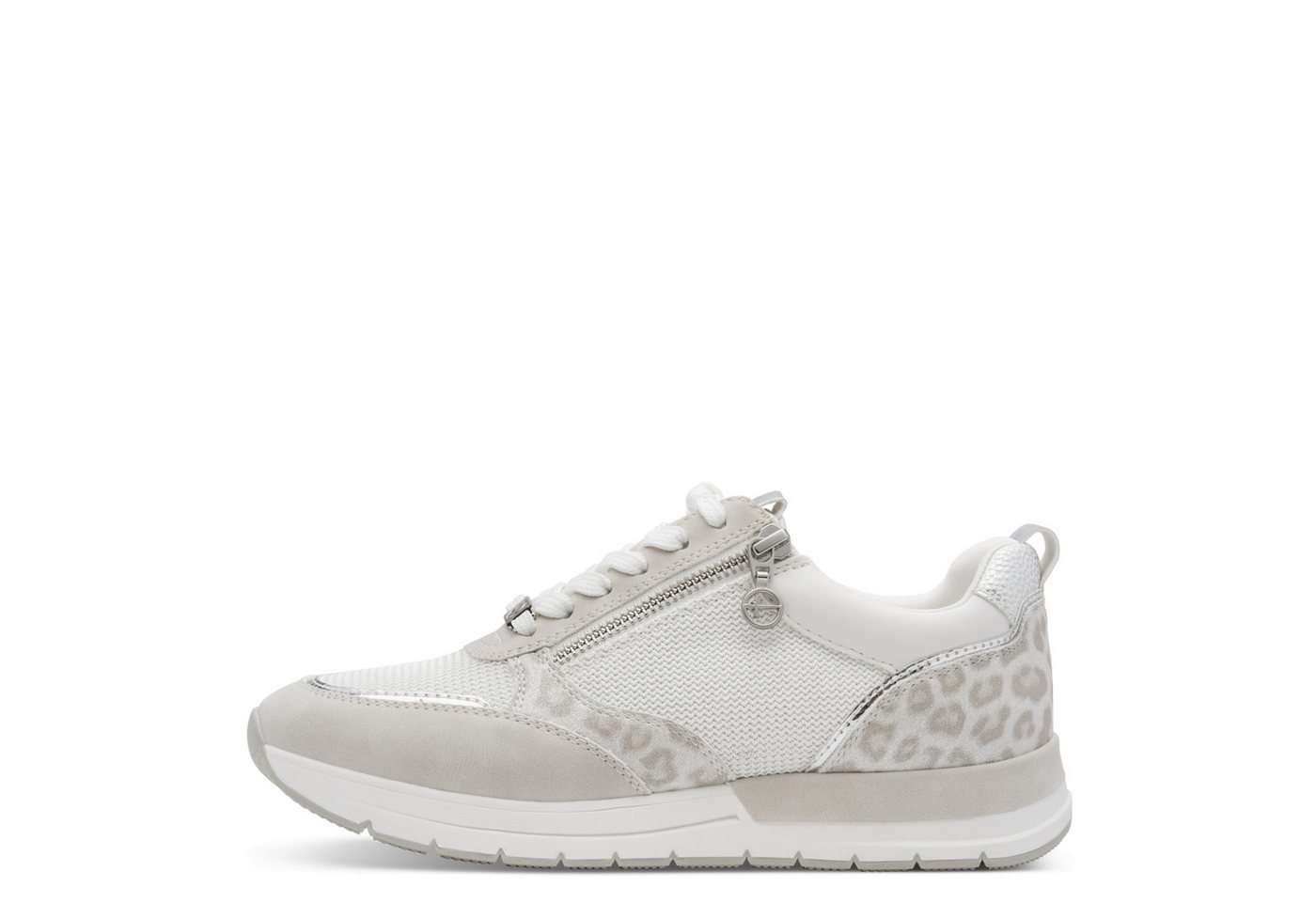 Tamaris Plateausneaker, Freizeitschuh, Schnürschuh, Halbschuh mit Reißverschluss außen – Bild 4 von 5
