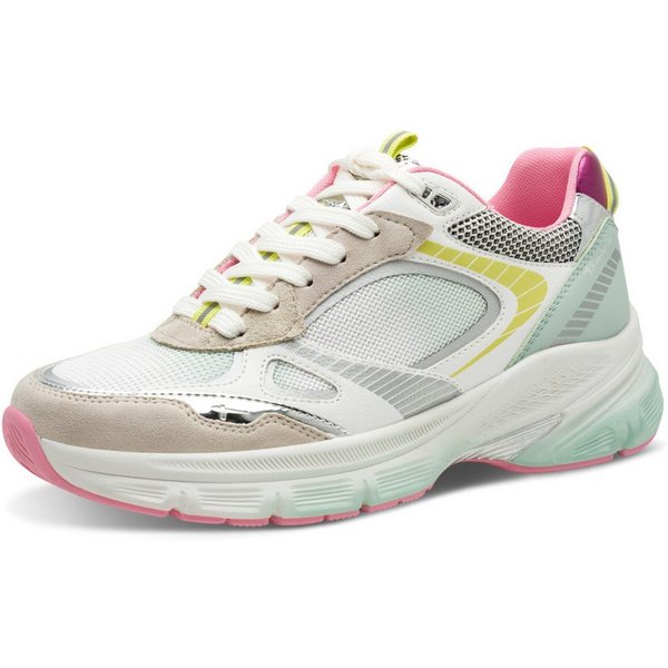 Tamaris Plateausneaker, Freizeitschuh, Halbschuh, Schnürschuh in farbenfrohen Design