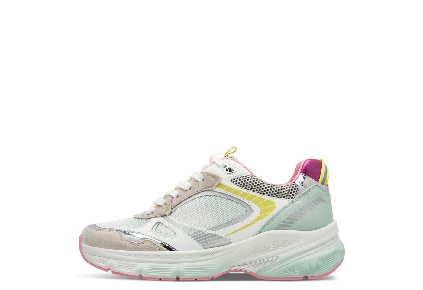 Tamaris Plateausneaker, Freizeitschuh, Halbschuh, Schnürschuh in farbenfrohen Design – Bild 5 von 5