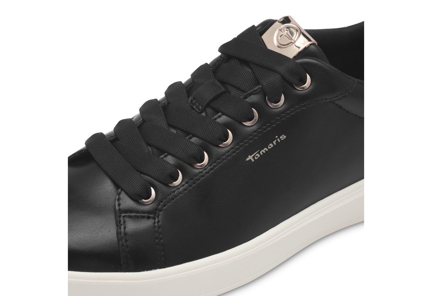 Tamaris Plateausneaker Freizeitschuh, Halbschuh, Schnürer in veganer Verarbeitung – Bild 3 von 5