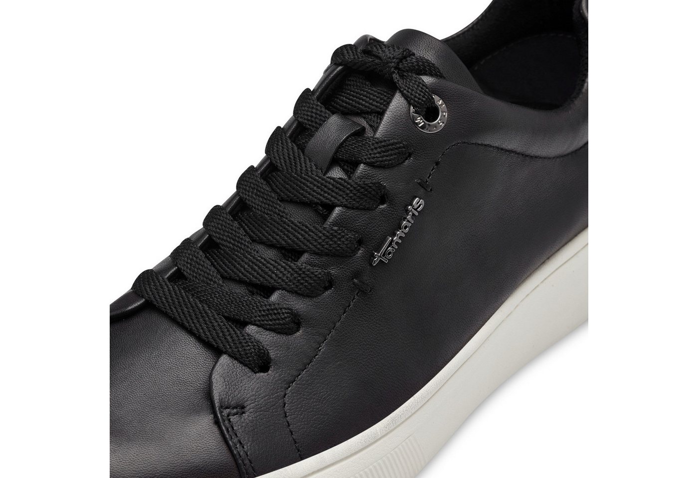 Tamaris Plateausneaker Freizeitschuh, Halbschuh, Schnürschuh mit Wechselfußbett – Bild 3 von 5