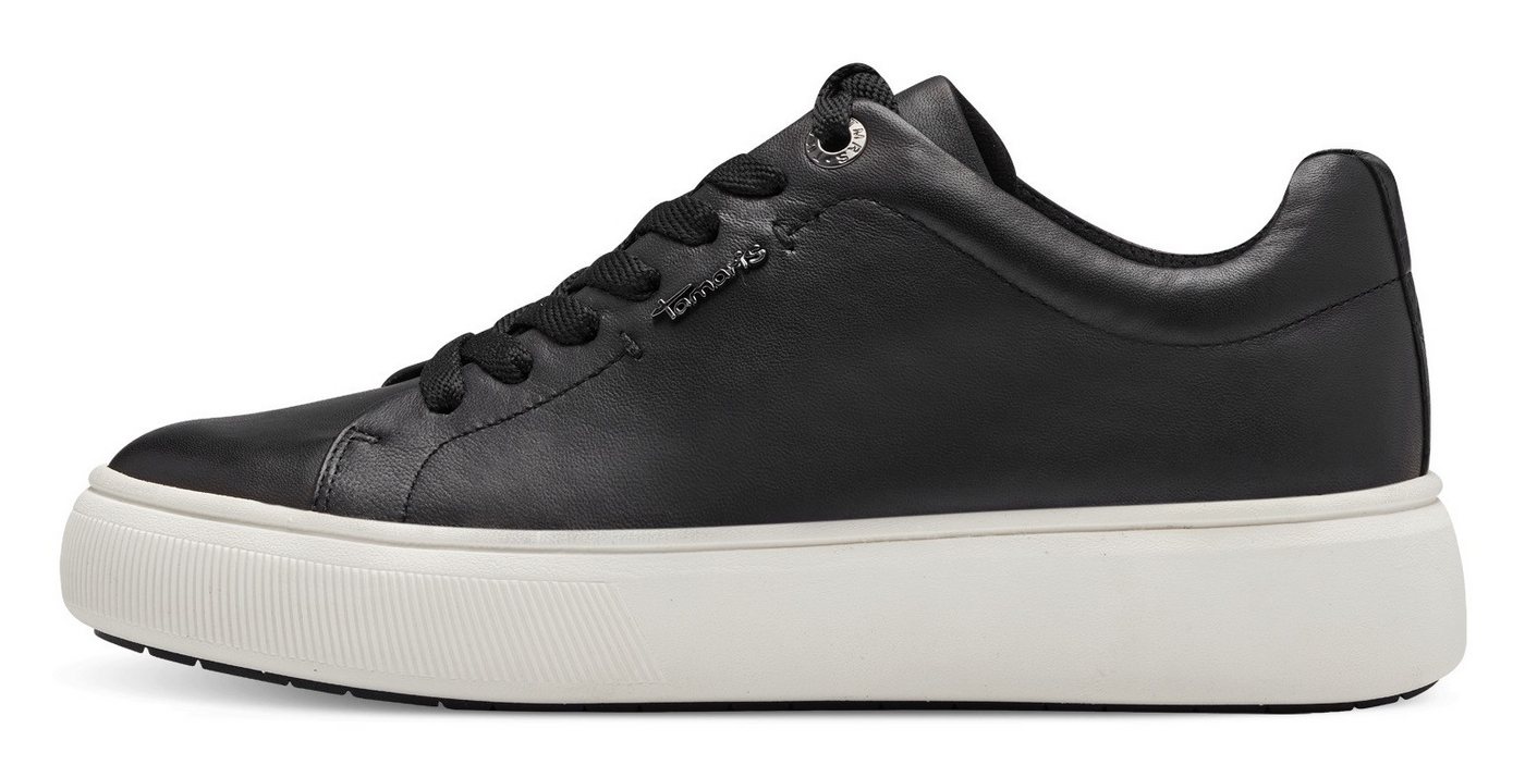 Tamaris Plateausneaker Freizeitschuh, Halbschuh, Schnürschuh mit Wechselfußbett – Bild 5 von 5
