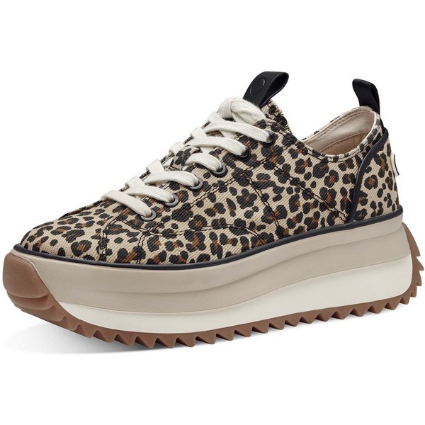 Tamaris Plateausneaker Freizeitschuh, Halbschuh, Schnürschuh in veganer Verarbeitung