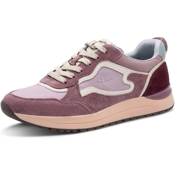 Tamaris Plateausneaker Freizeitschuh, Halbschuh, Schnürschuh mit Kontrastbesatz