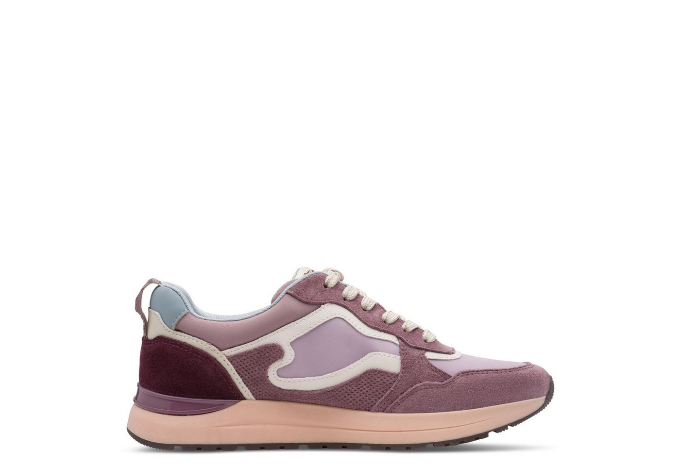 Tamaris Plateausneaker Freizeitschuh, Halbschuh, Schnürschuh mit Kontrastbesatz – Bild 4 von 5
