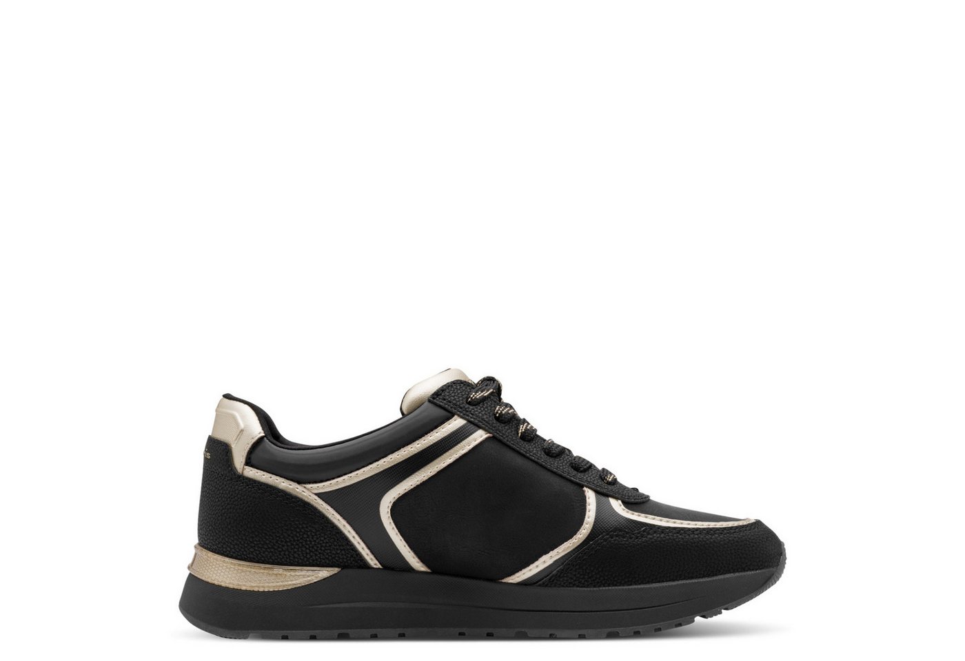 Tamaris Plateausneaker Freizeitschuh, Halbschuh, Schnürer mit Kontrastbesätzen und Ziernähten – Bild 3 von 5
