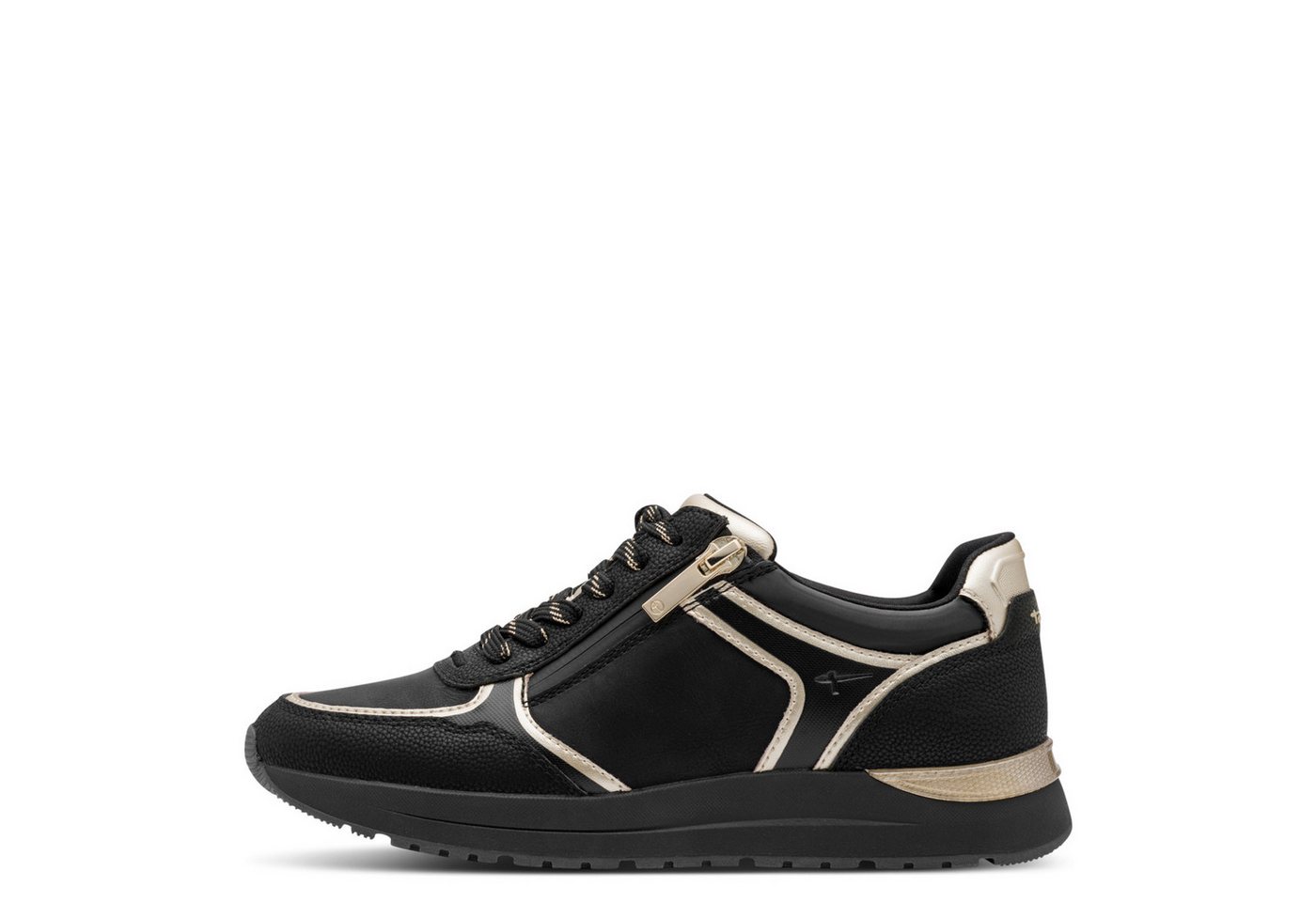 Tamaris Plateausneaker Freizeitschuh, Halbschuh, Schnürer mit Kontrastbesätzen und Ziernähten – Bild 5 von 5