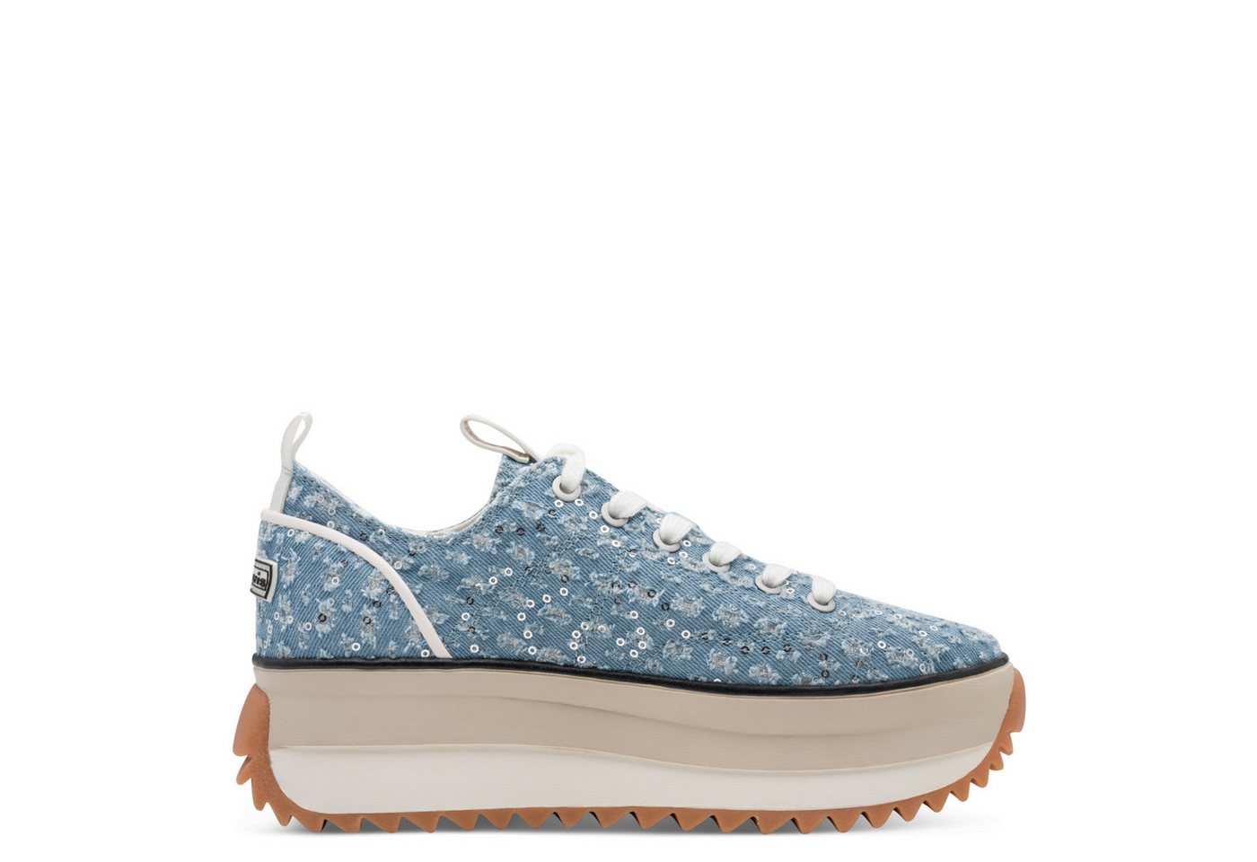Tamaris Plateausneaker Freizeitschuh, Halbschuh, Schnürschuh in veganer Verarbeitung – Bild 3 von 5