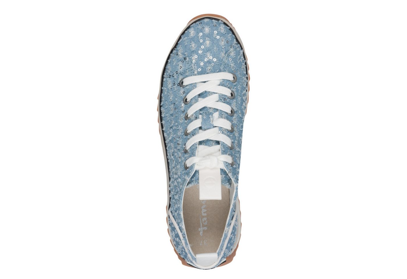 Tamaris Plateausneaker Freizeitschuh, Halbschuh, Schnürschuh in veganer Verarbeitung – Bild 5 von 5