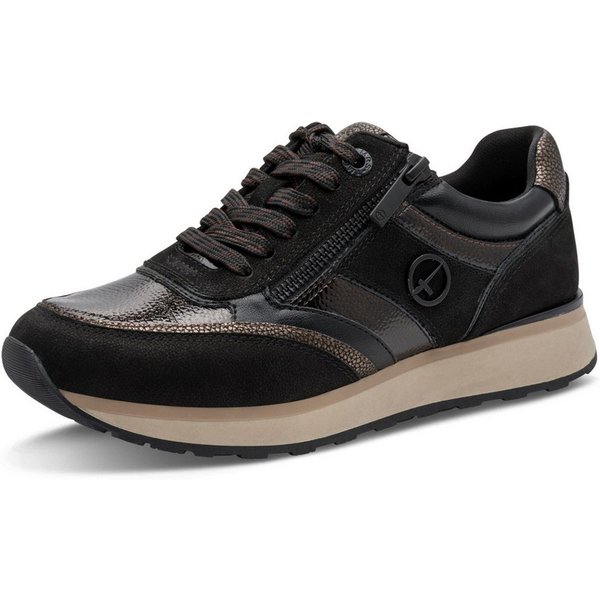 Tamaris Plateausneaker Halbschuh, Schnürschuh mit praktischem Außenreißverschluss