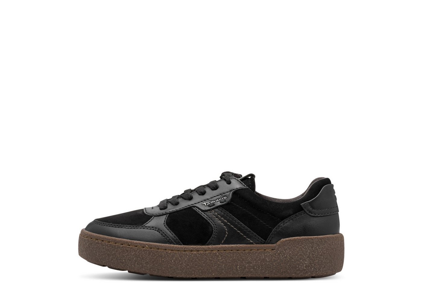 Tamaris Plateausneaker Halbschuh, Schnürschuh, Freizeitschuh mit seitlichem Label – Bild 4 von 5