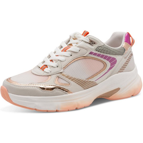 Tamaris Plateausneaker, Freizeitschuh, Halbschuh, Schnürschuh in farbenfrohen Design