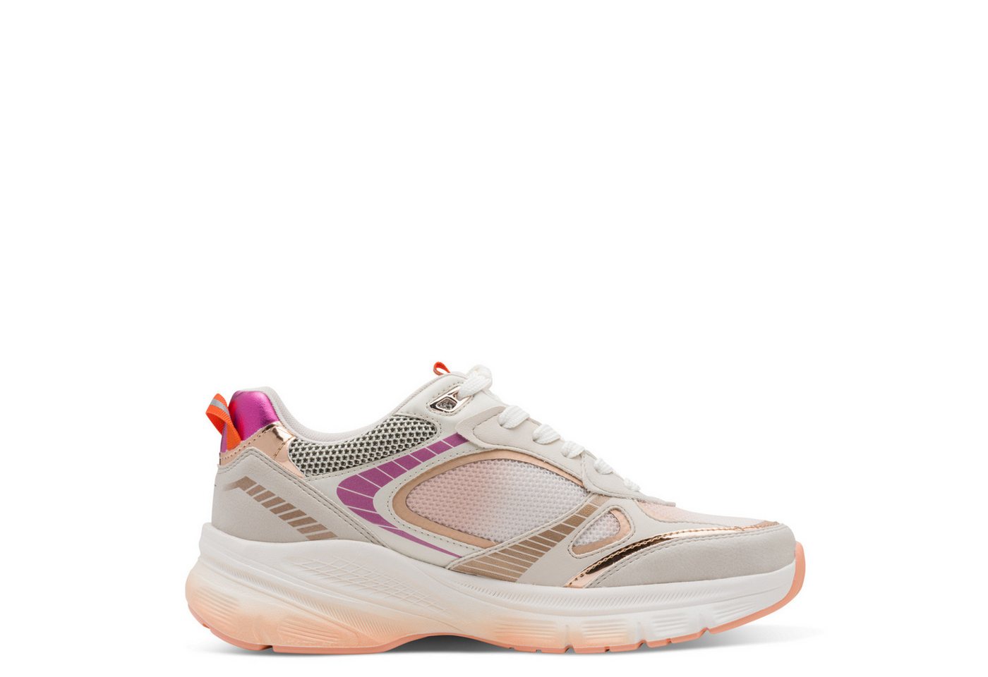 Tamaris Plateausneaker, Freizeitschuh, Halbschuh, Schnürschuh in farbenfrohen Design – Bild 3 von 5